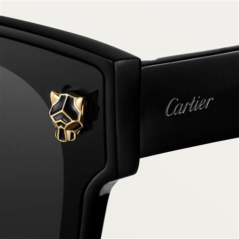 occhiali da sole cartier panthère|Occhiali da sole Panthère de Cartier squadrati in Oro .